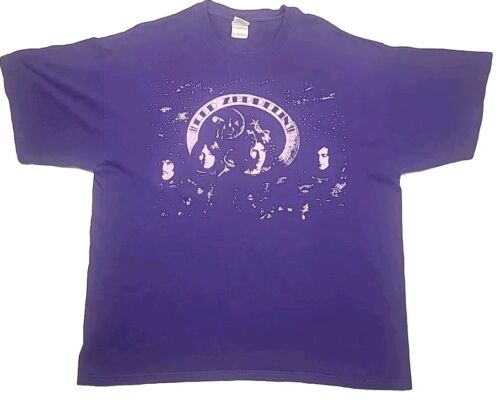 T-shirt vintage Led Zeppelin XL violet Gildan - Photo 1 sur 4