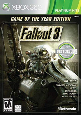 Fallout 3 Game of the Year Edition Microsoft Xbox One Series X 360 Game