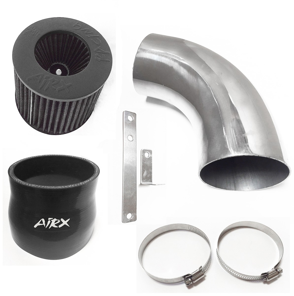 AirX Racing Black For 1993-2001 BMW 740 740i 740iL M60 M62 E38 Air