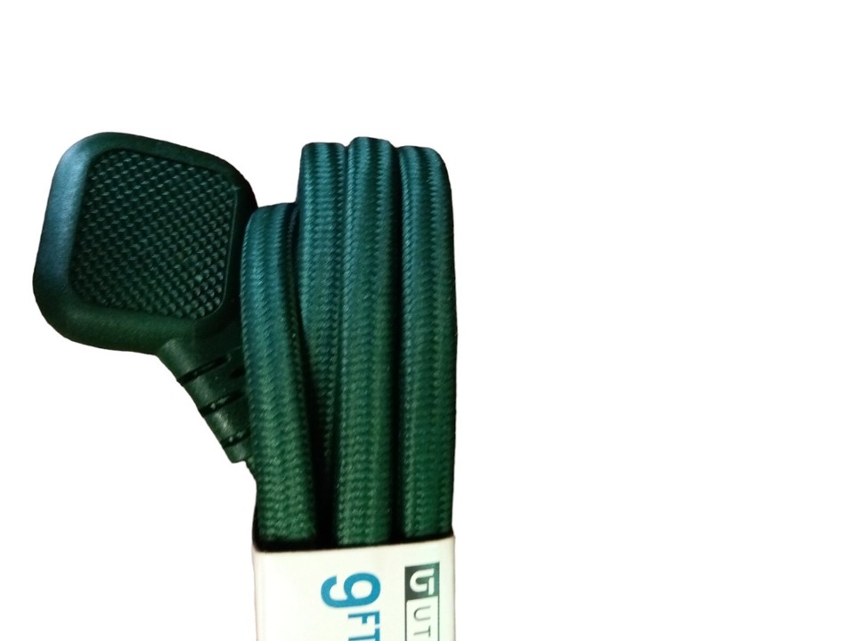 Utilitech indoor flat plug 3 outlet extension Cord 9ft eBay