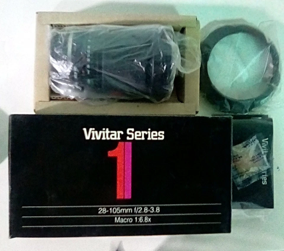 Vivitar Series 28-105mm/f2.8-3.8 Macro 1:6.8x Lens for Minolta (BRAND NEW - Image 3 of 3