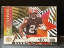 Nick Chubb Shining Stars Illusions 2021 Card #SS-5 Cleveland Browns