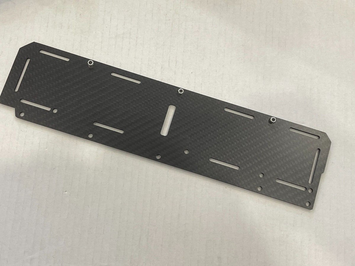 Vassoio Batteria Fibra Di Carbonio VASSOI BATTERIA PER ARRMA FELONY 6s - Foto 6