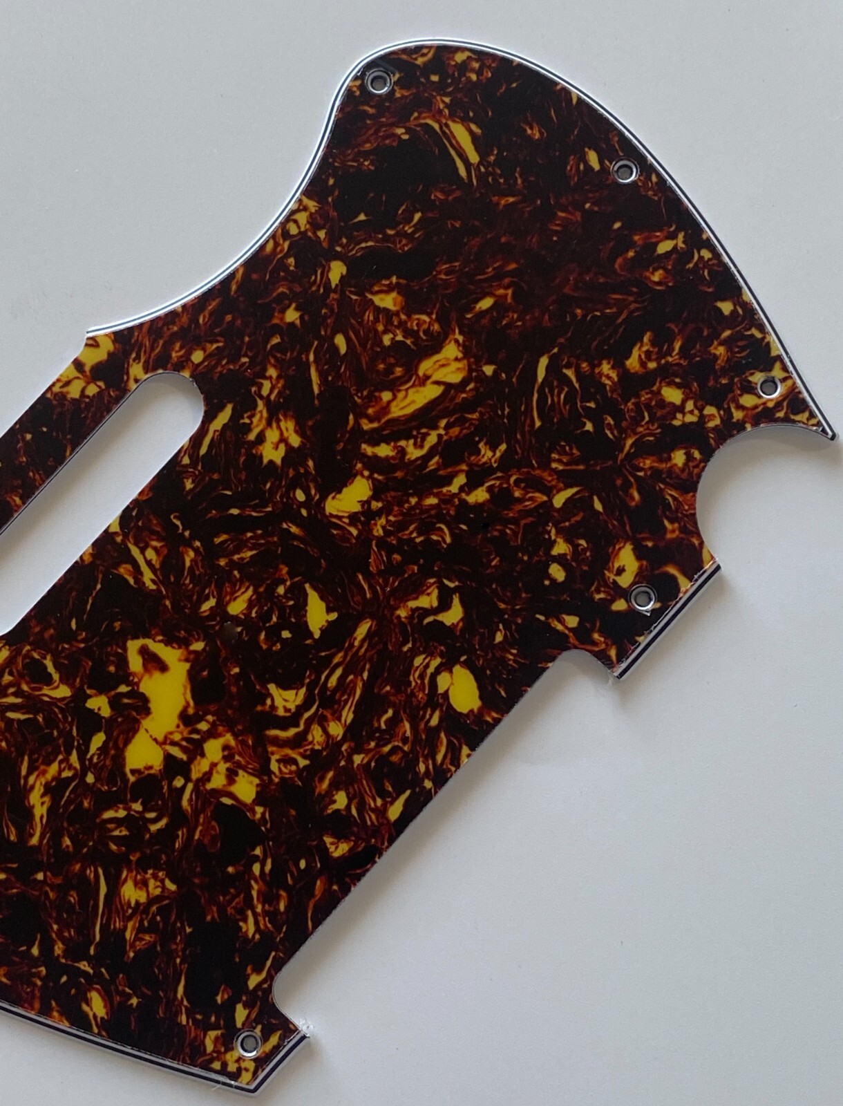 For Fit Fender Warmoth MJT Telemaster Jazzcaster Guitar Pickguard Brown