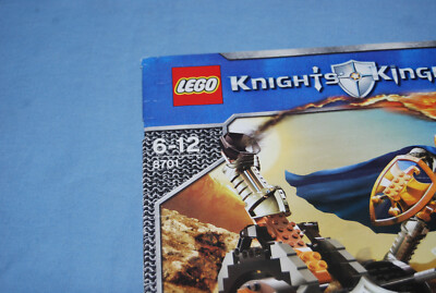 Genuine LEGO 8701 King Jayko Knights Kingdoms II Instruction