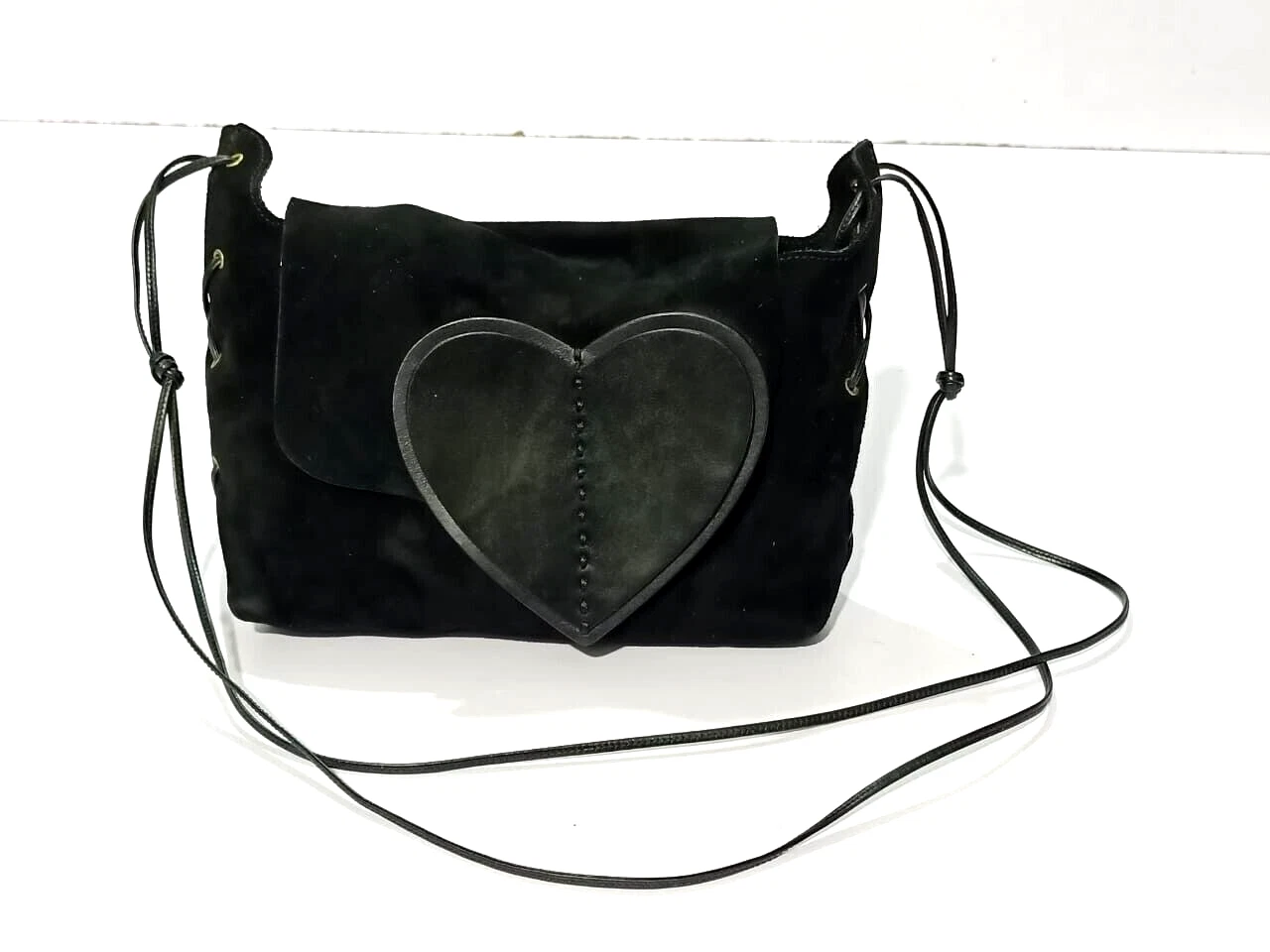 SAC BANDOULIÈRE GUCCI DAIM JOLI COEUR NOIR