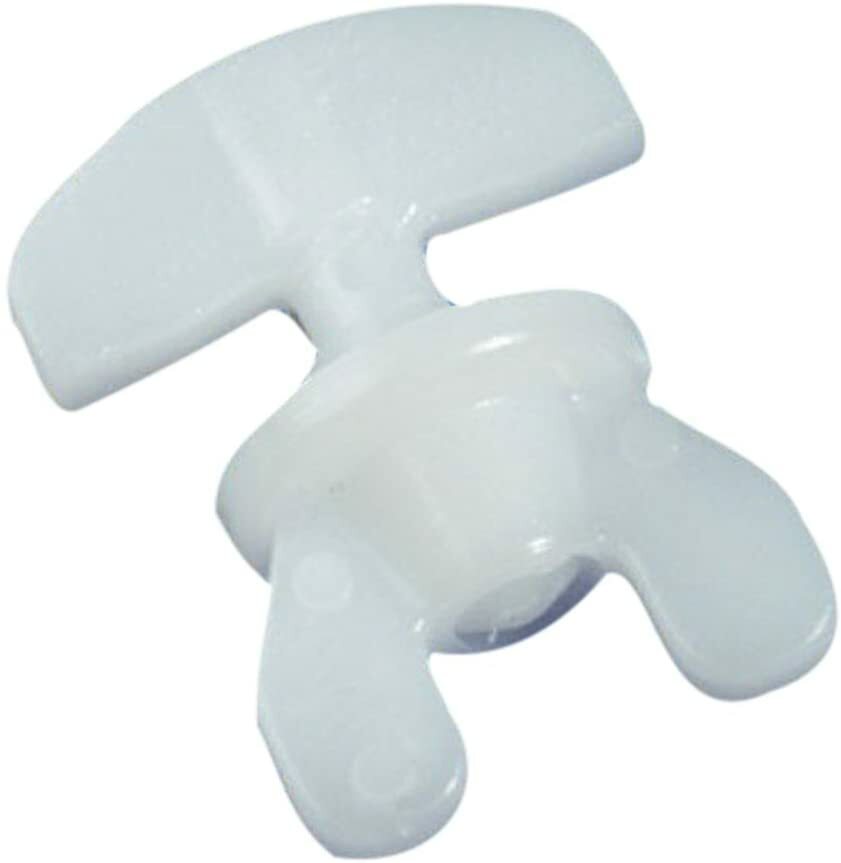 Rewagi Gardinen Feststeller Weiß - Flachkopf 10mm Für 6mm Laufnut - Made In Germany