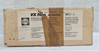 WISI VX-50A BROADBAND AMPLIFIRE FOR GA and GGA.