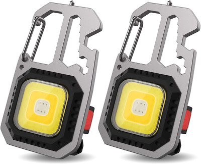 T-SUN Tragbare Mini LED Arbeitsleuchte Schlüsselanhänger Taschenlampe 7 Modi 800