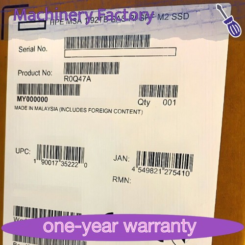 P13237-001 1.92TB SAS 12G NEW HPE MSA 2060 2062 R0Q47A 2.5 IN RI M2 SSD - 第 1/5 張圖片