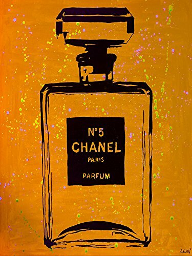 Chanel Orange Urban Chic by PopArtQueen 18x12 Art Print