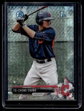 2017 Bowman Chrome Mega Mojo Yu-Cheng Chang G9 Cleveland Indians #BCP79