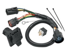 7-way Rv Trailer Wiring Harness Kit For 2004 Ford F-150 Wfactory 4-flat New