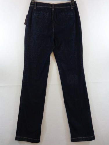 Lauren Ralph Lauren Jeans Women's 4 Black Classic Straight Slimming Fit New - Picture 6 of 10