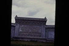 R157 China Chinese Mongolia War Bator Palace Realist 3D Stereo Slide Photo