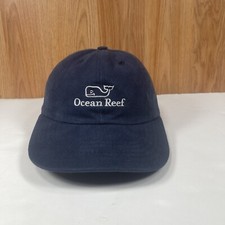 Vinyard Vines Ocean Reef Youth Adjustable StrapBack Baseball Hat Cap Navy Blue