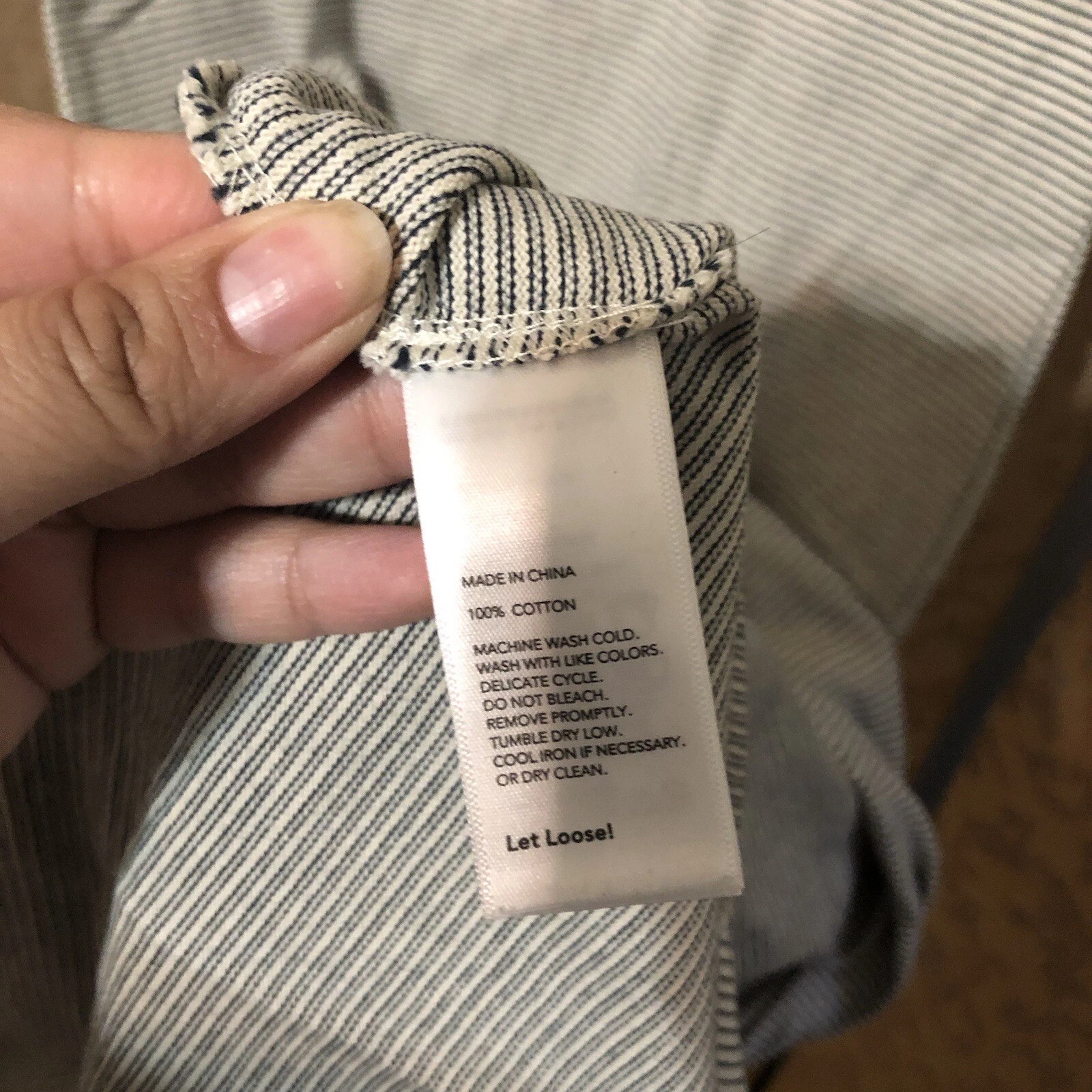 Abito midi Kate Spade Saturday avorio nero blu a righe taglia XS