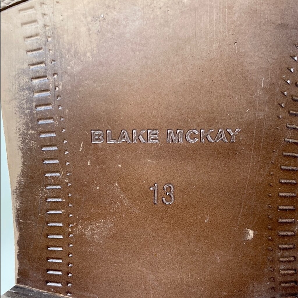 Blake McKay REID Brown Leather Brogue Wingtip Chukka Boots  display picture 2