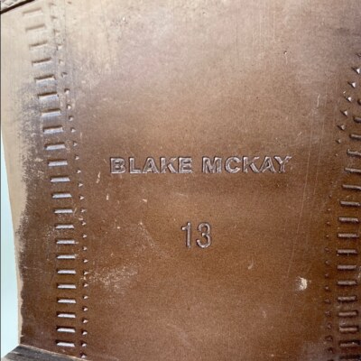 Blake McKay REID Brown Leather Brogue Wingtip Chukka Boots  display picture 3