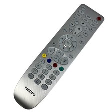 Philips 6 Device Elite Backlit TV DVD Remote Control Replacement Brushed Silver