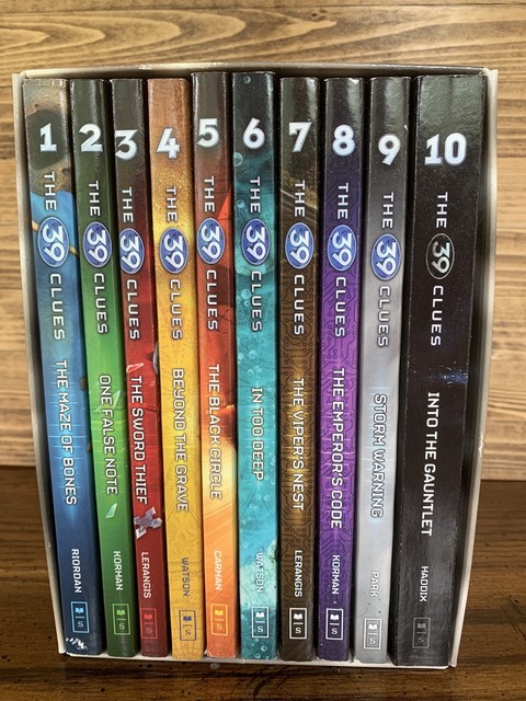 The 39 Clues Series Complete Collection Books 1 - 11 Box Set by Rick Riordan The 39 Clues Series Complete Collection Books 1 - 11 Box Set by Rick Riordan