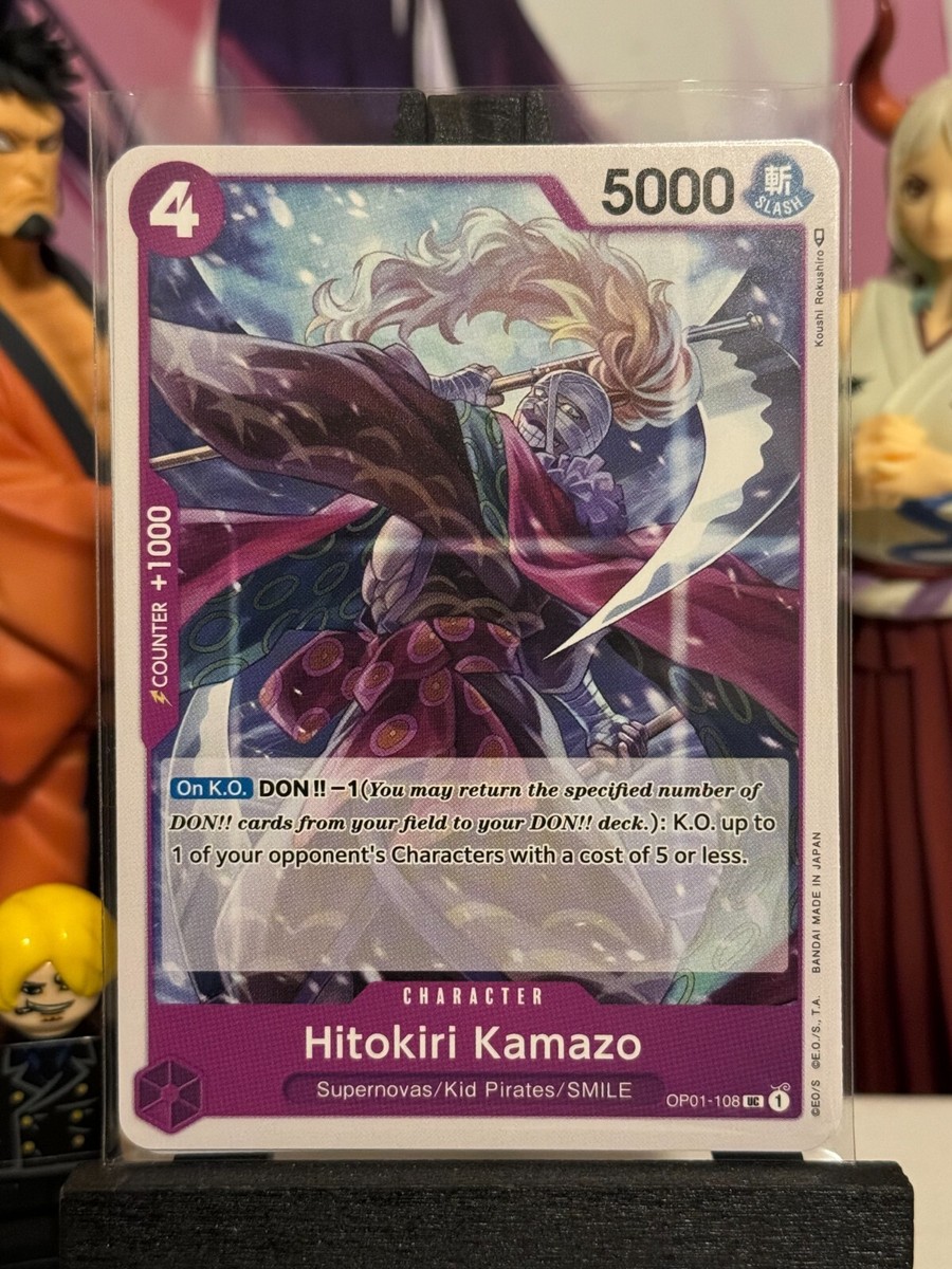 One Piece CG 4 Hitokiri Kamazo OP01-108 Romance Dawn Uncommon! | eBay