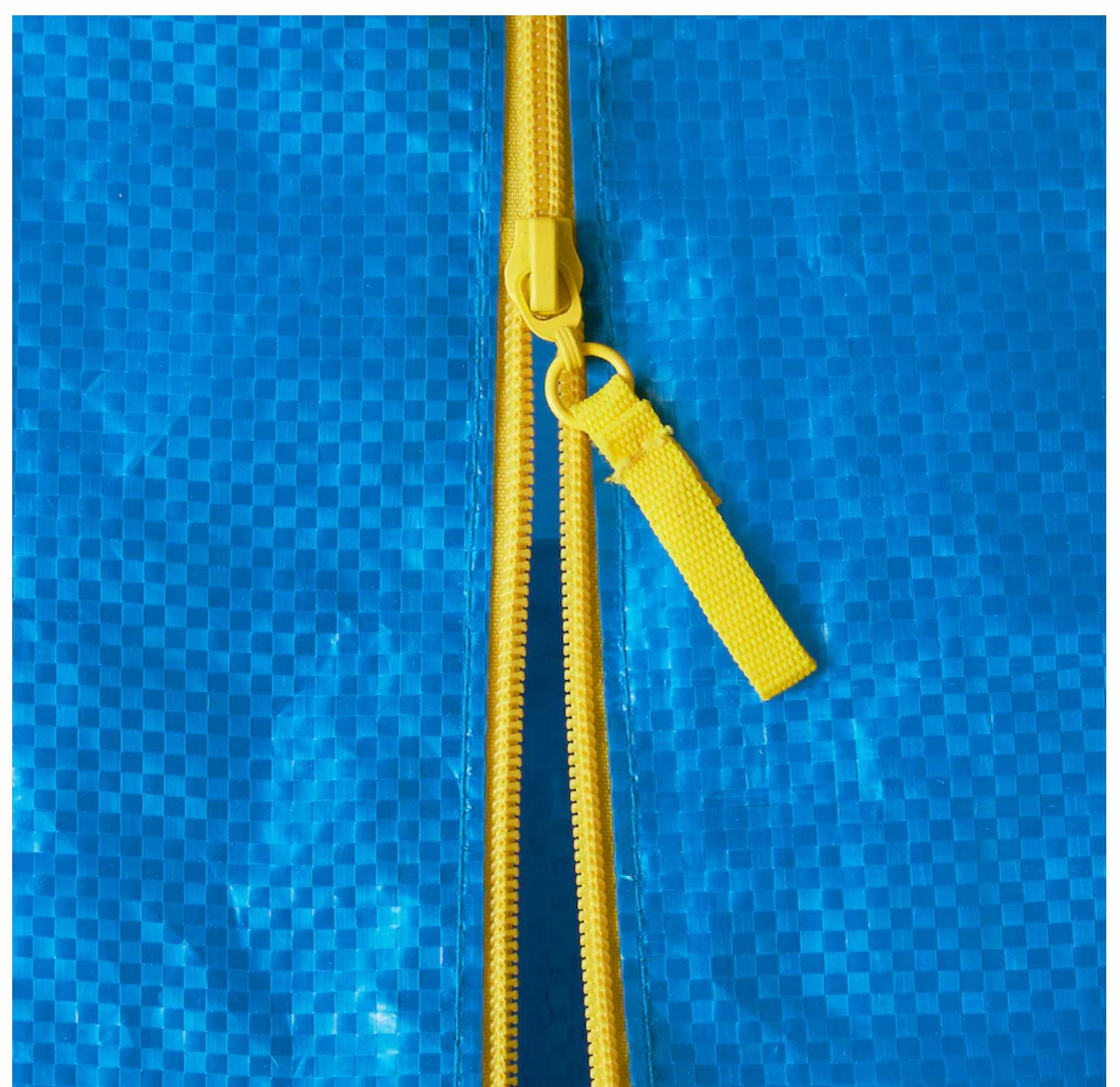 IKEA Zippered Storage Bag Shopping Travel Laundry Tote Bags FRAKTA 20