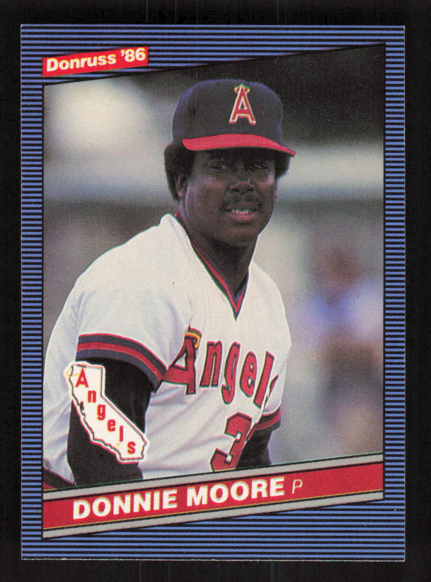 1986 Donruss #255 Donnie Moore California Angels