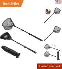 Telescopic Fishing Landing Net - Extendable Handle - Freshwater - Kids/Adults