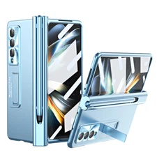 For Samsung Galaxy Z Fold 6 Fold5 4 3 Screen Protector Stand Hinge Case Pen Slot