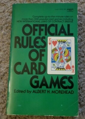 1968 OFFICIAL RULES OF CARD GAMES 300+ & Contract Bridge Albert H Morehead