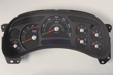 03-05 GMC SIERRA 2500HD 3500HD LB7 DIESEL WHOLE CLUSTER CUSTOM BLACK ESCALADE RS