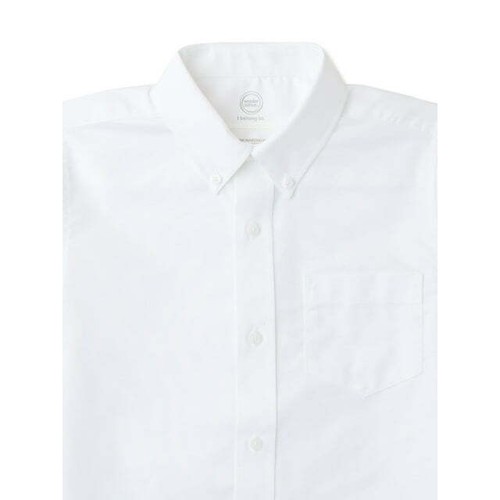 Wonder Nation Boys Size XXL White School Uniform Button-Up Oxford Shirt --W7-- - Picture 2 of 3