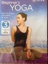 Gaiam Beginners Yoga: Easy to Follow approach to Yoga - DVD - VERY GOOD
