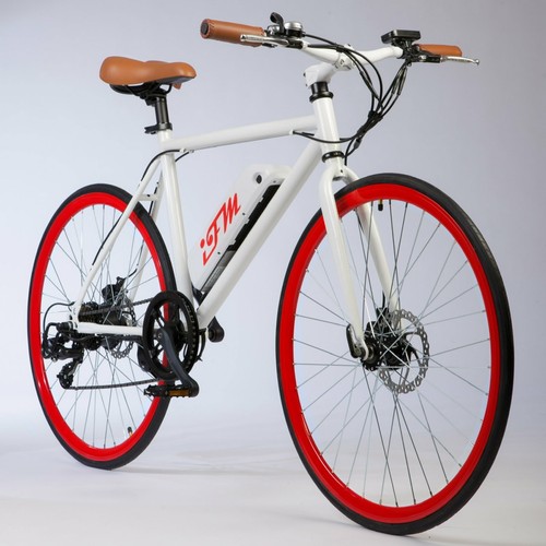 City Bike Elettrica Uomo Rossa Batteria Litio 36V/8Ah | eBay