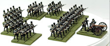Vintage Scruby 25mm Napoleonic Brunswick Black Legion 68 Infantry Cannon VIDEO