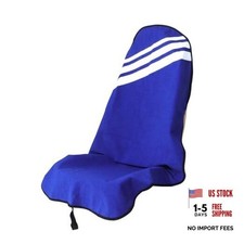 Waterproof Car Seat Cover Towel, Non-Slip Sweat Proof Car Seat BLUE/W