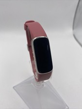 Fitbit Luxe White FB422 Fitness Activity Tracker Large Band No Charger