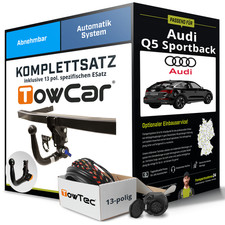 Für AUDI Q5 Sportback Typ FYT Anhängerkupplung abnehmbar +eSatz 13pol 11.20- Kit
