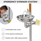 Emergency Eyewash Station Combination Eye Wash Station and Shower System Safe — photo 4