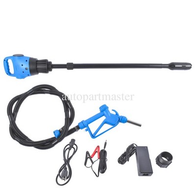 Electric Drum Barrel Pump: 120V AC/12V DC Operation, 5 GPM Flow Capacity