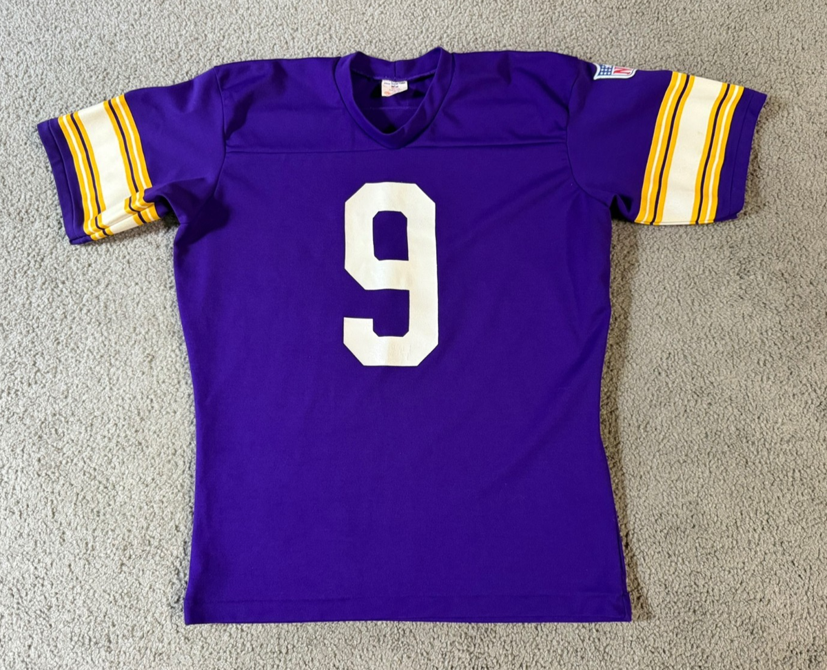 VTG 80s Rawlings Minnesota Vikings #9 Tommy Kramer NFL Jersey