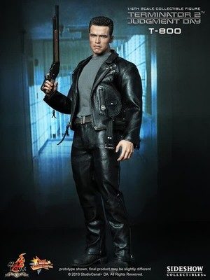 New Hot Toys MMS 117 T800 T 800 Terminator 2 Judgement Day Arnold