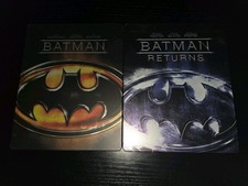 BATMAN / BATMAN RETURNS~ BLU-RAY ~ BEST BUY EXCLUSIVE STEELBOOKS ~2013~PG-13