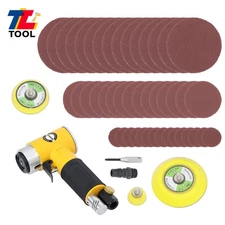 Small Orbital Sander 1/2/3 Inch Eccentric Mini Air Sander Set For Auto Body Work