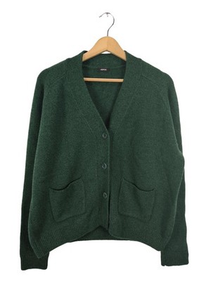ASPESI Cardigan Damen Jacke Gr. DE 42 grün Casual-Look