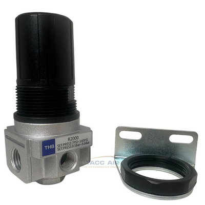 #ad 1 4quot; In Line Compressed Air Compressor Pressure Regulator Industrial Grade $17.97