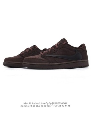 Size 5 - Travis Scott x Air Jordan 1 Retro OG SP Low Velvet Brown