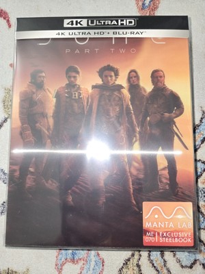DUNE PART 2 TWO 4K UHD Blu-ray Steelbook Manta Lab Double Lenticular Slip DLS B