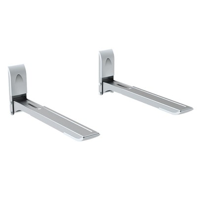 - Microwave Oven Steel L-Shaped Bracket, Microwave Wall Mount Shelf Bracket, ...